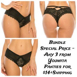 Youmita Lace & Mesh Bikini
